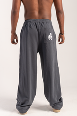 Wide Leg Sweatpants — Charcoal