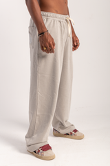 Wide Leg Sweatpants — Stone
