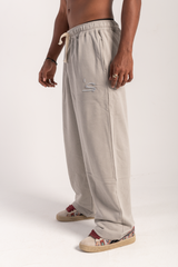 Wide Leg Sweatpants — Stone